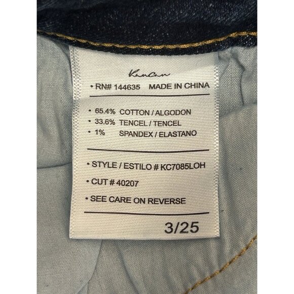 KanCan Ashlyn Mid Rise Super Skinny Jeans in Dark Wash - Sz 3/25 NWT - Picture 7 of 7